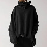 Women's Autumn Sweatshirts ZANZEA 2022 Stylish Turtleneck Hoodies Long Sleeve Pullovers Female Casual Stiching Solid