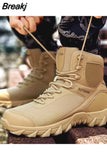 Men Military Boots Outdoor Hiking boots Non-slip rubber Boots Tactical Desert Combat Boots Army Work Shoes Men