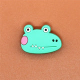 Sale 1pc Pets Series PVC Shoe Charms Cute Dog/Fish/Owl Shoe Accessories Shoe Buckle Decorations Fit Croc JIBZ Kid's