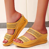 Sandals Women Comfortable Open Toe Beach Sandals Women Shoes Outdoor Female Slippers Slip On Wedge Sandals Footwear