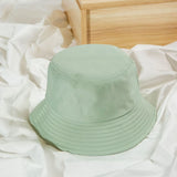 White Solid Bucket Hat Unisex Caps Hip Hop Gorros Men Women Summer Panama Cap Beach Sun Fishing Boonie Hat