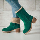 And Winter 35-43 Large Size Low Tube Plus Velvet Warm Thick With Students Leisure Flat Women's