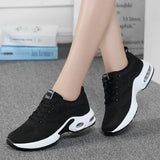 Shoes Hot New Mesh Women's shoes Breathable Knit Ladies Mix Colors Sneakers Soft Platform Slip On
