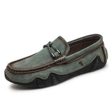 o'clock Classic Men Casual Loafers Autumn Anti-skid Male Flats Shoes Soft Breathable Slip-on Footwear Stylish