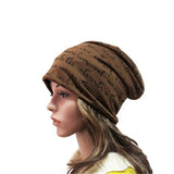 Turban Cap Female Skullies Casual Thin Beanie Hat Letter Hat Unisex Hip-Hop Hats Men Headwear Cotton