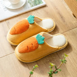 Carrot Slippers Indoor Cute shoes Female Slipper Plush Cartton Winter Home Woman House Cute Comfortable Fashion
