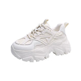 Breakj Street Thick-Bottomed Old Dad Shoes Women Breathable Mesh 2025 Spring And Autumn New Black And Casual Sports Shoes In