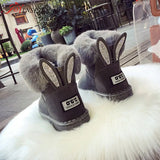 2021 New Women Winter Snow Boots Velvet Padded Shoes Boots Outdoor Fur Keep Warm Shoes Female Solid Casual