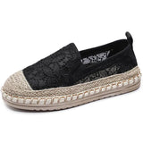 Women's Shoes New Fashion Braid Mesh Breathable Lightweight Flat Bottomed Casual Shoes for Women Zapatos De