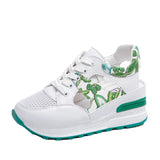 Breakj Spring And Summer New Breathable Hollow Out Mesh Sports Sandal Wedge Flat Single Shoes Increased Baotou Women's