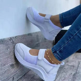 Breakj Casual Single-Shoe Women's Spring And Summer New Slope And Magic Sticker Casual Large-Size Sports Women's