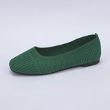 And Autumn 2025 New Large-Size Single-Shoe Women Fashion Pure Color Flying Flat