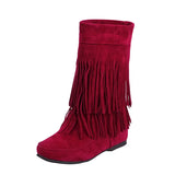 Breakj Boots In Autumn And Winter Increased Boots Large Size Women's Boots