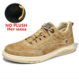 Men Boots Leather Men's Snow Boots Luxury Mens Sneakers Winter Shoes for Men Outdoor British Autumn Spring Boots