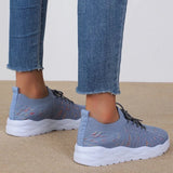 Lightweight Slip On Platform Sneakers Women Fashion Colorful Knitted Sock Shoes Woman Casual Running Walking Shoes