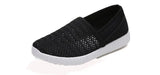 women's breathable mesh casual shoes fashion flats shoes women shallow white slip-on loafers shoes