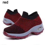 Women Sneakers Running Shoes Sports Shoes Breathable Mesh Comfortable Platform Shoes Air Cushion Sneaker