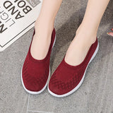 Women Shoes Women Flats Shoes 2022 Soft Color Slip On Flat Shoes Ballet Flats Comfortable Ladies Shoe Mesh Zapatos