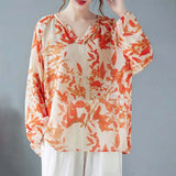 Bohemian Autumn Beach Floral Printed Blouse ZANZEA Women Vintage Casual Loose Long Tops Tunic Chemise Fashion Blusas