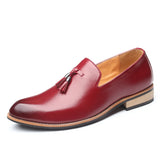 Breakj Men's Casual Plus Size Foot Shoes Fashion Loafers Barber One Foot Tide