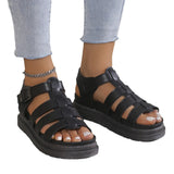 Breakj 2025 New Mother Cool Shoes Summer Casual Soft Soles Anti-Slip Roman Explosion Fashion Women's