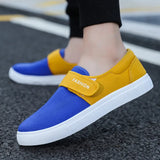Oversized Multicolor Men's Shoes Korean Version Trendy Velcro Low Upper Board Shoes