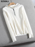 hooded sweater Pullovers Women winter autumn thick chic 2021 loose sweater for women thick warm