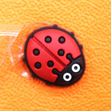 1pcs Cute Pumpkin Mushroom PVC Shoe Charms Daisy Accessories Ladybug Flowers Decorations fit Bracelet Kids