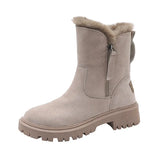 Shoes Women 2023 New Winter Fur One Snow Boots Ankle Boots Big Cotton Shoes