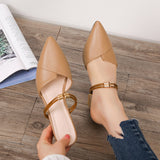 Spring And Summer New Baotou Sandals For Women Wearing Two-Word Sandals With Cool Half-Towed