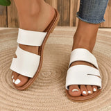 Breakj Slippers Female Large Size 2024 Spring / Summer Leisure Wear A Toe With Flat