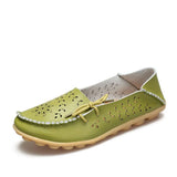 Leather Women Flat Shoes Ballet Trainer Leisure Shoes Woman Flower Sneakers For Women 2021 Candy Color Nurse