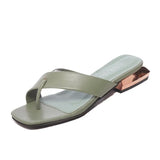 Sexy Wild trend Simple Young Women White Slippers Fashion Flats Open Toe Summer Slippers Slides Women Casual Shoes