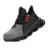 Safety Shoes Summer Boots With Steel Toe Breathable High Top Sneakers Vulcanise Sneakers Lightweight Casual Working