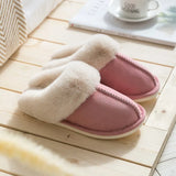 Women Wintere Slippers 7 Style Indoor Bedroom Lovers Couples Shoes Fashion Warm Shoes Flat Flat Non-slip