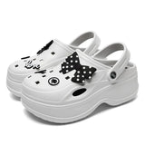 Eva Chunky Platform Sandals Women Summer 2024 Thick Bottom Clogs Garden Shoes Woman Closed Toe Non-Slip Beach