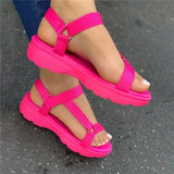 Big Size 43 Multi Colors Casual Shoes Woman Flat Dropship Comfortable Sandals Female Light Sandalias De