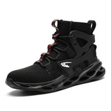 Size Men's Spring Steel Toe Cap Work Shoes Midsole Safety Hard-Wearing Sneaker Male Casual Trainers Zapatillas
