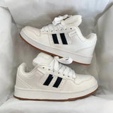 Breakj Wind Trend New Small White Shoes Female Platform Heighten Plate Shoes Classic Color Four Seasons Regular Autumn Hot