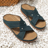 Sandals Women New Summer Shoes Women Elegant Low Heels Sandals Summer Slippers Zapatos Mujer Wedge Heeled Sandals