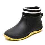 Boots Women's Rubber Anti-skid Colorful Unisex Ankle Boots Lightweight Slip On Boots Shoes 2020 Water-proof Drop