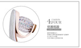 Comemore Summer Women Slippers Crystal Transparent Jelly Sandals Pumps Elegant High Heels Ladies Party Female Women's Shoes