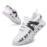 Sneakers Casual Lace-up Breathable Couple Tenis Shoes Fashion Mesh Hard-wearing Blade Running Shoes for Men Plus Size