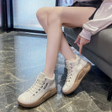 Breakj Shoes Women 2025 Spring Small White Shoes New Korean Version Ins Schoolgirls Heighten Board Shoes Casual Shoes Tide