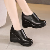 New Mother Shoes And Women's Soft Soles Are Comfortable For Middle-Aged And Elderly People, Thick-Soled Muffin Shoes, Autumn And Winter Large Slope
