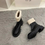 Breakj Brown Long-Heeled Knight Boots Women's Shoes 2025 New Autumn And Winter Plus Velveled Winter Shoes Snow