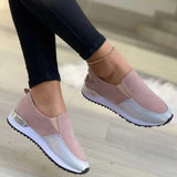 Fashion Sneakers Ladies Lace Up Vulcanized Shoes Casual Female Flat Comfort Walking Shoes Woman 2021