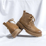Breakj Men's Fashion Boots 2024 New Vintage Work Boots