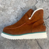 Breakj Short Boots Casual Women's Boots Autumn And Winter Thick Snow Boots Thick Shoes 40-43 Large