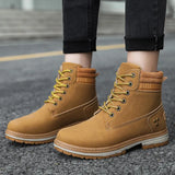 New Korean Martin Boots Extra-Large Size Women's Boots Outdoor Thick-Soled Autumn And Winter